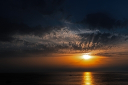 TRAVEL 121 Itálie Ischia Západ slunce nad Tyrhénským mořem DSF_8687
